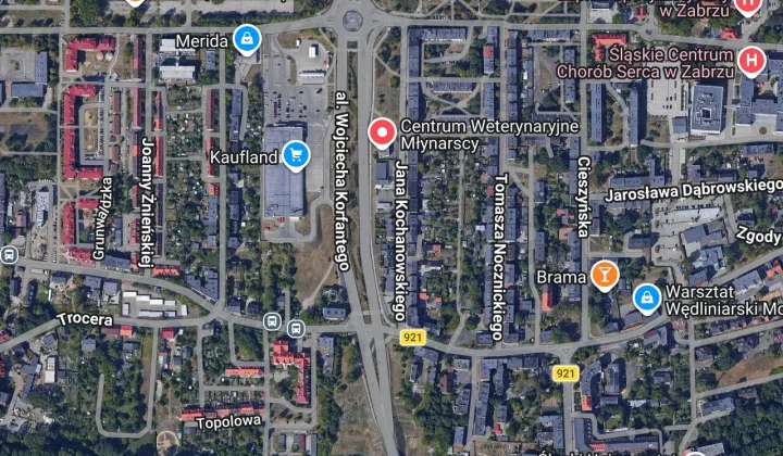 Mieszkanie 4-pokojowe Zabrze Centrum, ul. Jana Kochanowskiego