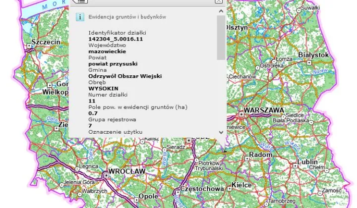 Działka inna Wysokin