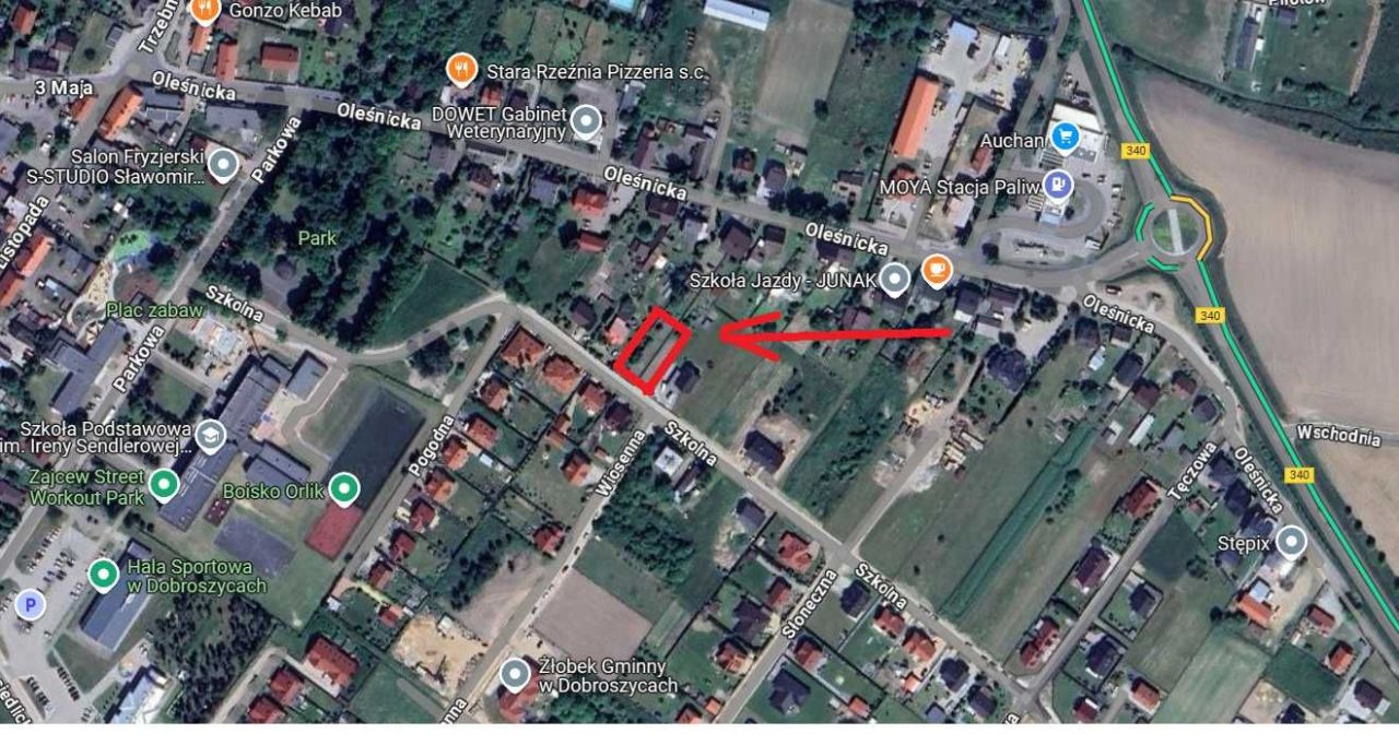 Działka budowlana Dobroszyce, ul. Szkolna. Zdjęcie 4