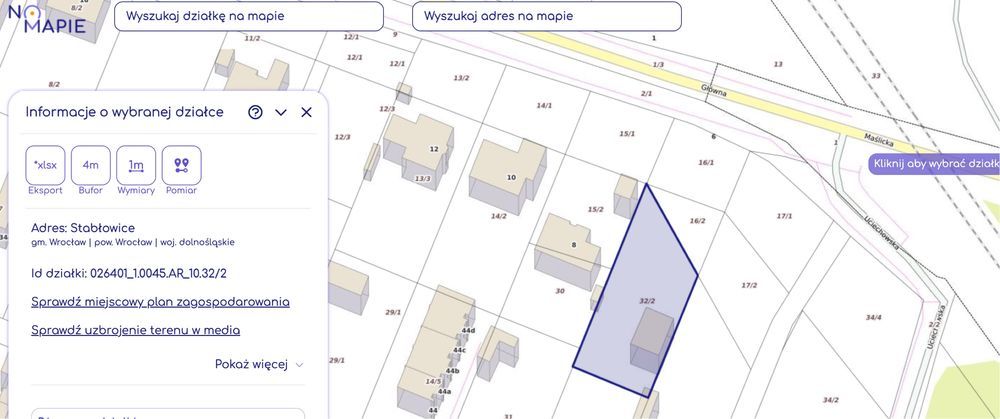 Działka budowlana Wrocław Stabłowice, ul. Główna. Zdjęcie 2