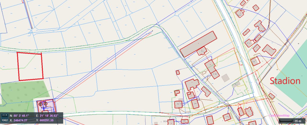 Działka budowlana Głowaczowa Budy