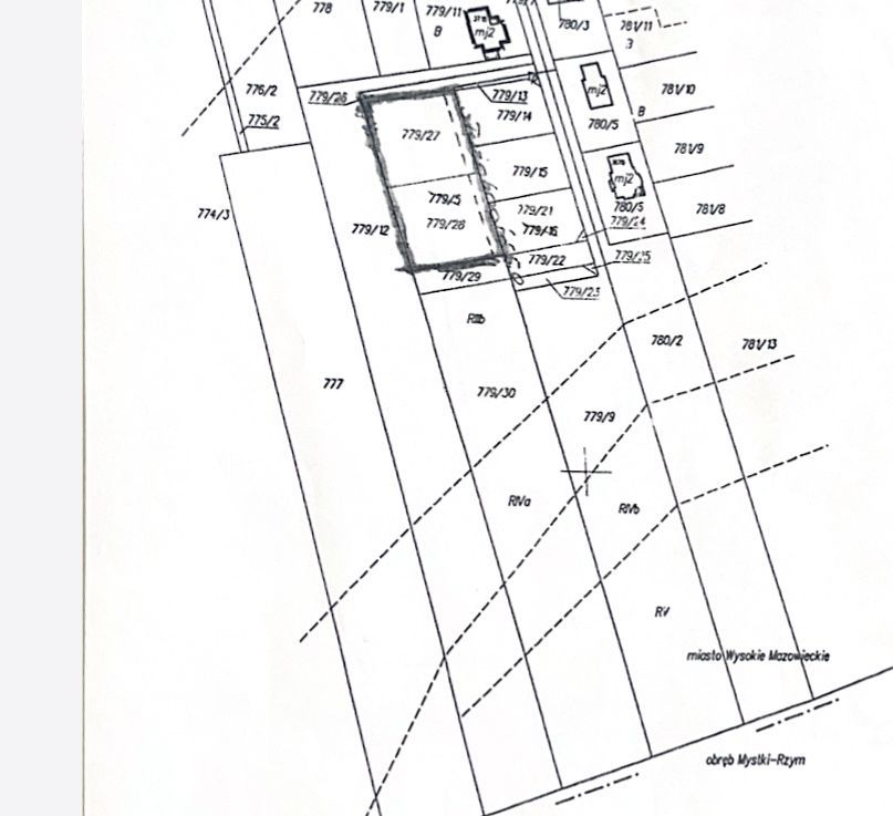 Działka budowlana Wysokie Mazowieckie. Zdjęcie 1