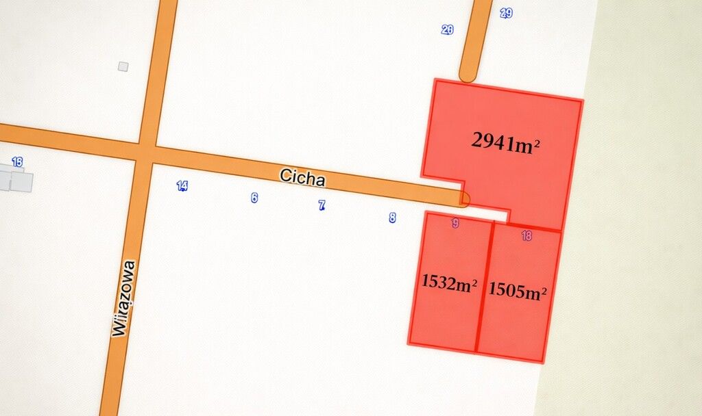 Działka budowlana Rurzyca, ul. Cicha. Zdjęcie 10