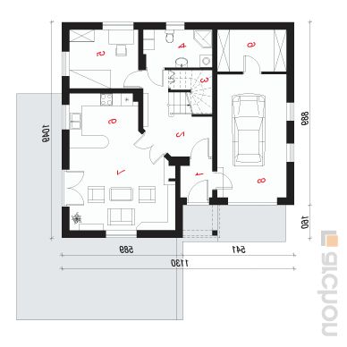 dom wolnostojący, 5 pokoi Szczawin, ul. Szmaragdowa. Zdjęcie 25
