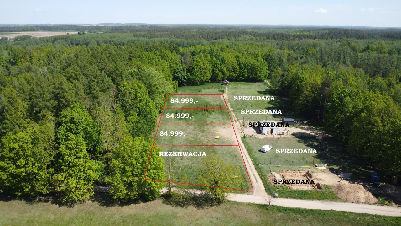 Działka budowlana Kożuchy. Zdjęcie 2