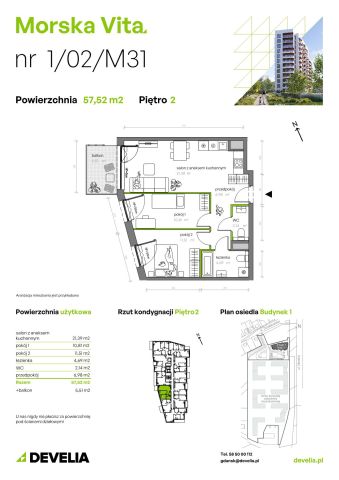 Mieszkanie 3-pokojowe Gdynia Leszczynki, ul. Działdowska. Zdjęcie 7