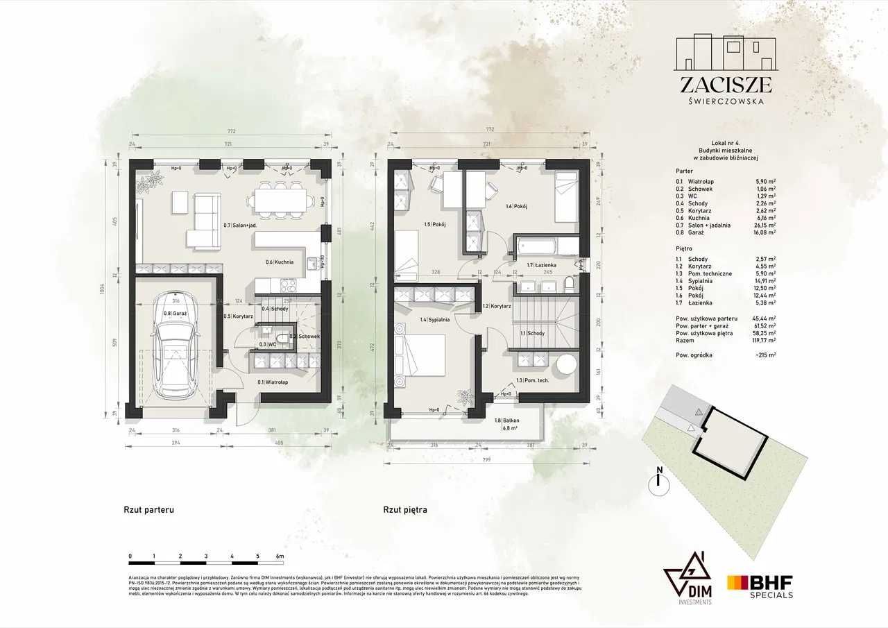 bliźniak, 4 pokoje Piotrków Trybunalski, ul. Świerczowska. Zdjęcie 3