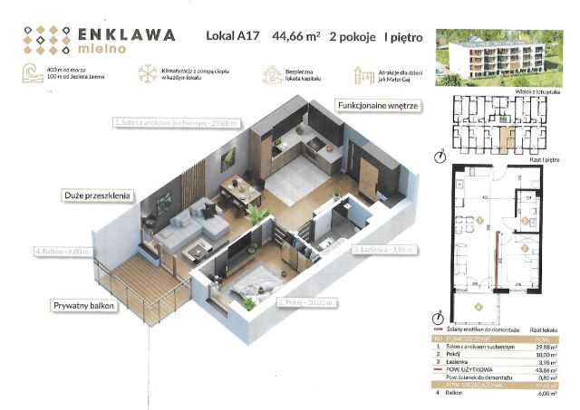 Mieszkanie – Mielno, Unieście - Więcej