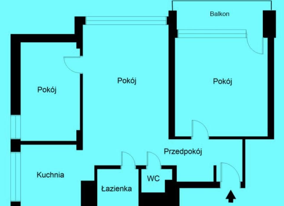 Mieszkanie 3-pokojowe Warszawa Saska Kępa, al. Stanów Zjednoczonych. Zdjęcie 2