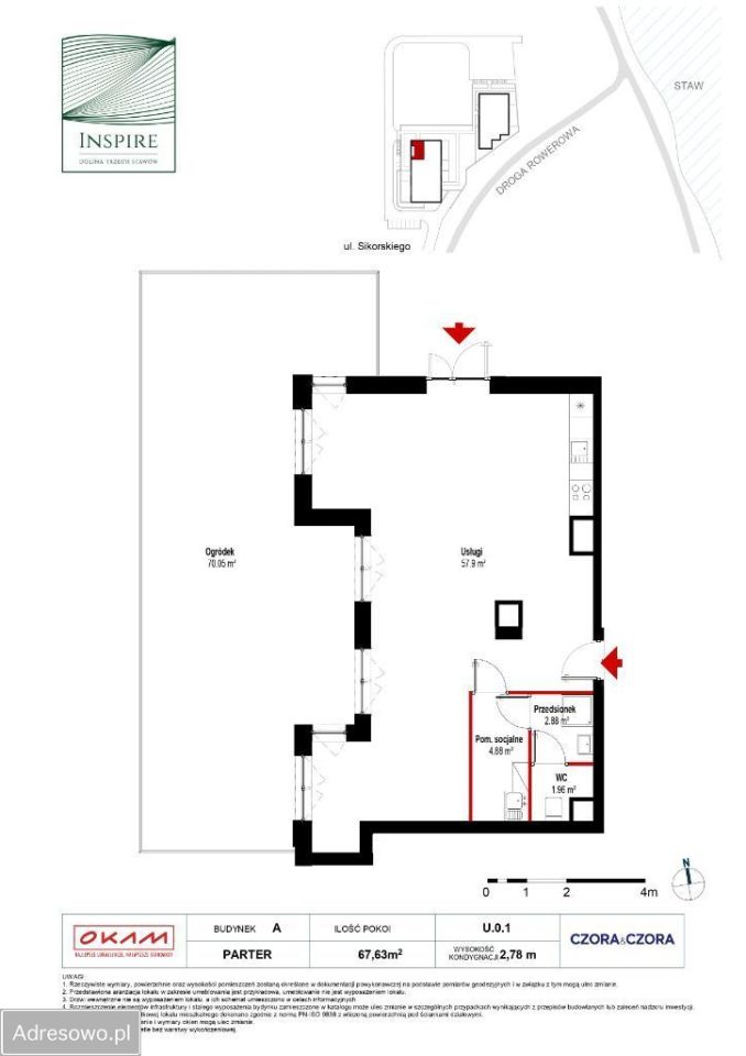 Lokal Katowice Muchowiec, ul. gen. Władysława Sikorskiego. Zdjęcie 4