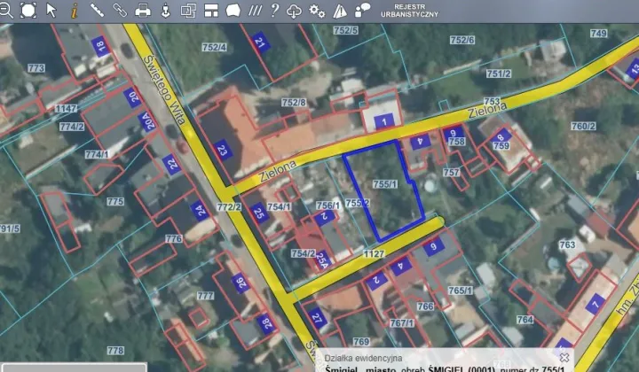 Działka Śmigiel, ul. Podgórze