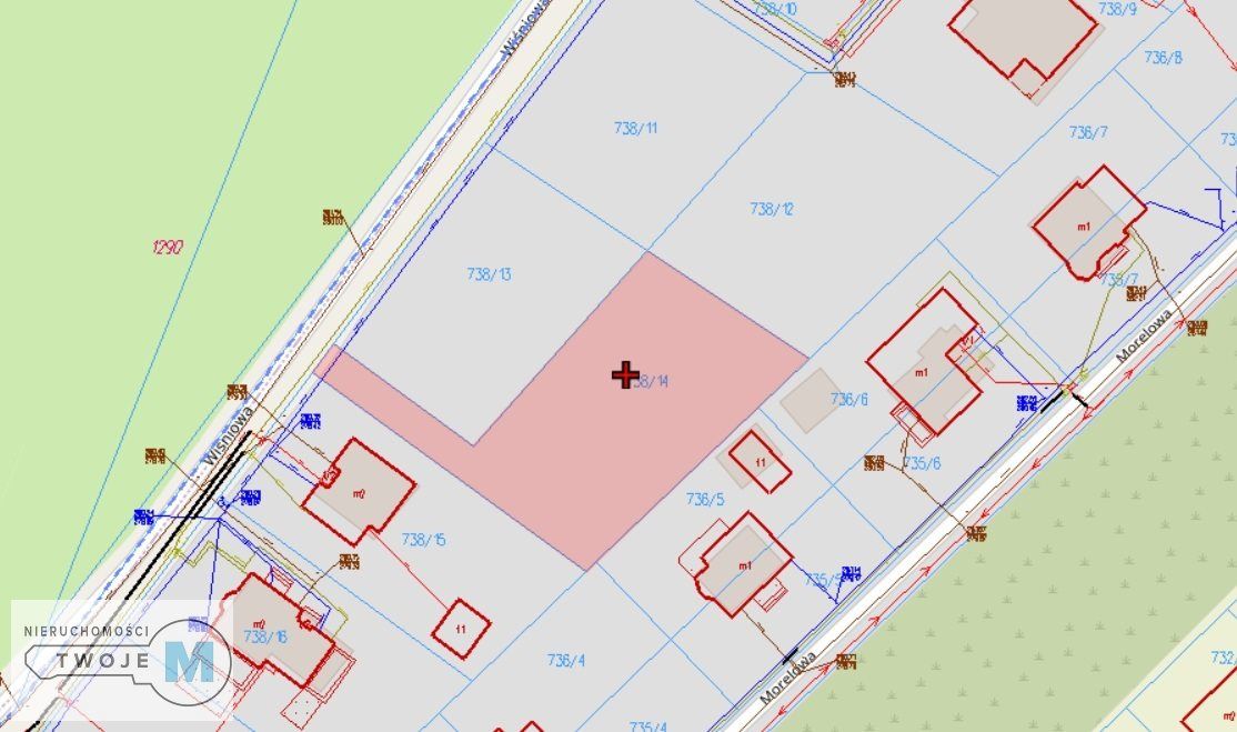Działka budowlana Kostomłoty Pierwsze, ul. Wiśniowa. Zdjęcie 2
