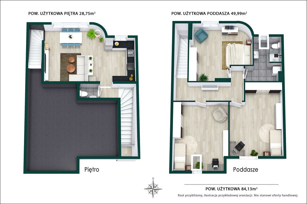 Mieszkanie 4-pokojowe Warszawa Wawer, ul. Kaszmirowa. Zdjęcie 46