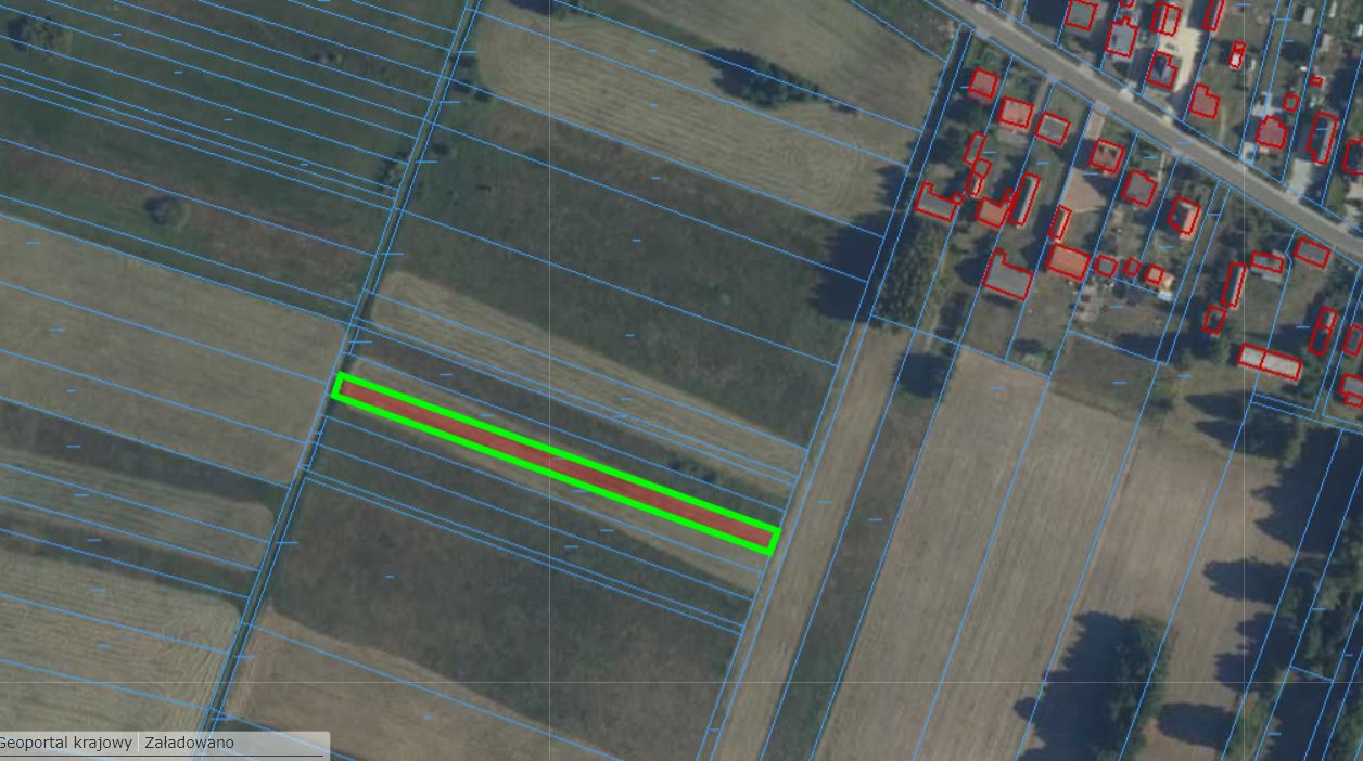 Działka rolna Dziewule, ul. Kościelna. Zdjęcie 4