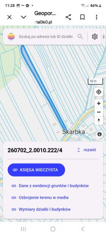 Działka budowlana Skarbka Skarbka Górna, Skarbka. Zdjęcie 1