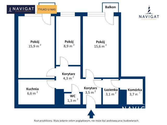 Mieszkanie 3-pokojowe Gdańsk Żabianka, ul. Pomorska. Zdjęcie 18