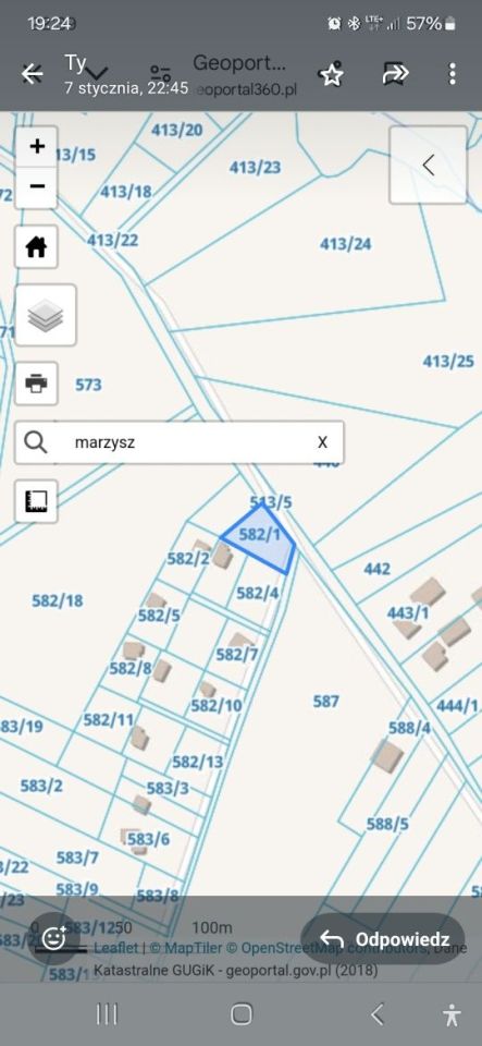 Działka budowlana Marzysz. Zdjęcie 2
