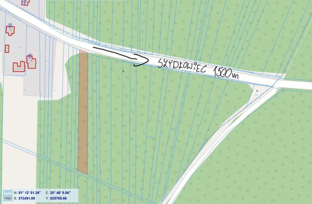 Działka budowlana Budki Budki Drugie. Zdjęcie 3