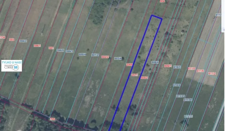 Działka rolna Kostomłoty Drugie