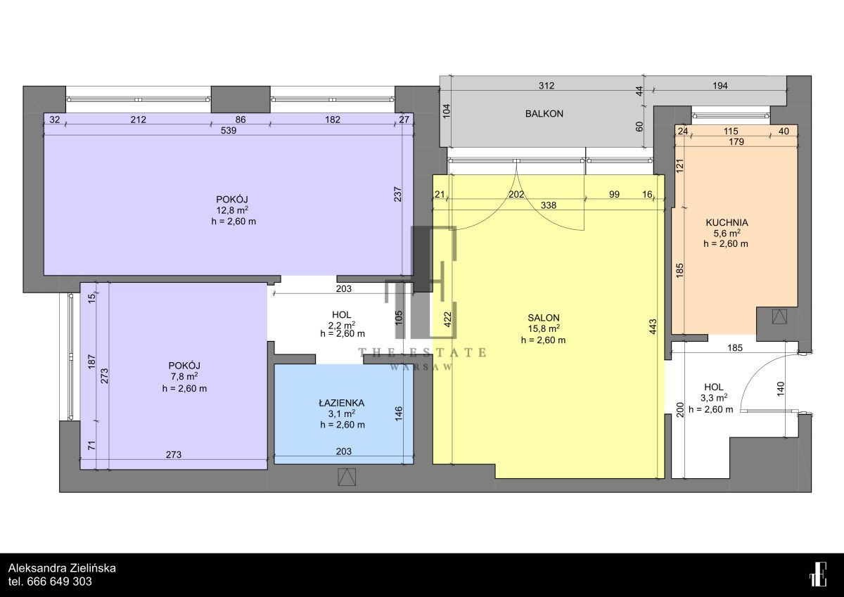 Mieszkanie 3-pokojowe Warszawa Praga-Południe, ul. Wandy. Zdjęcie 14