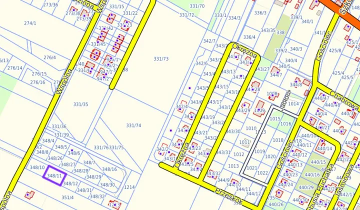 Działka budowlana Słupno, ul. Wspólna