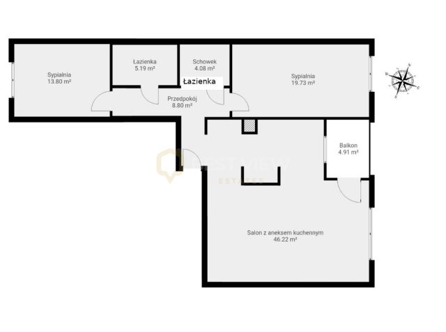 Mieszkanie 3-pokojowe Warszawa Wilanów, ul. Adama Branickiego. Zdjęcie 14