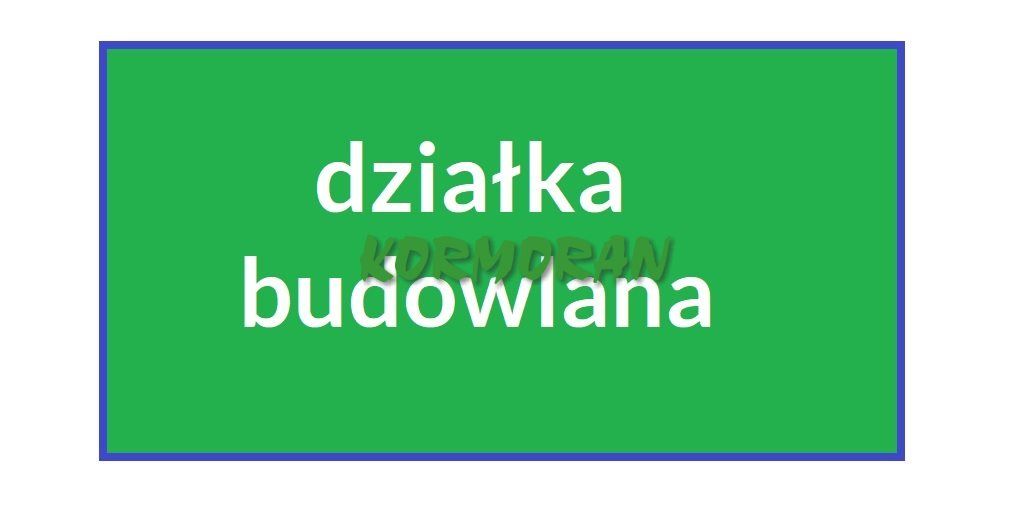 Działka budowlana Dobrzeń Wielki