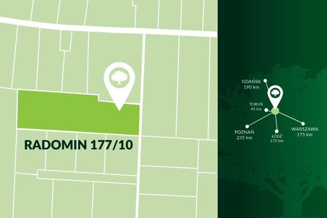 Działka budowlana Radomin. Zdjęcie 5