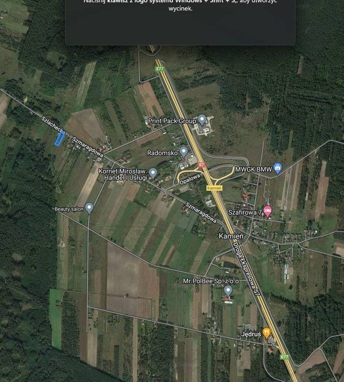 Działka budowlana Sucha, ul. Szlachecka. Zdjęcie 2