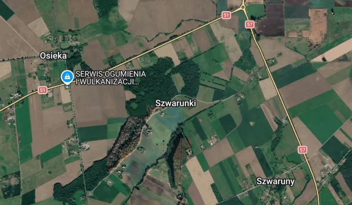 Działka rolna Szwarunki