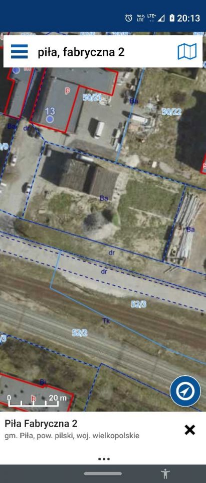 Działka inwestycyjna Piła, ul. Fabryczna. Zdjęcie 2