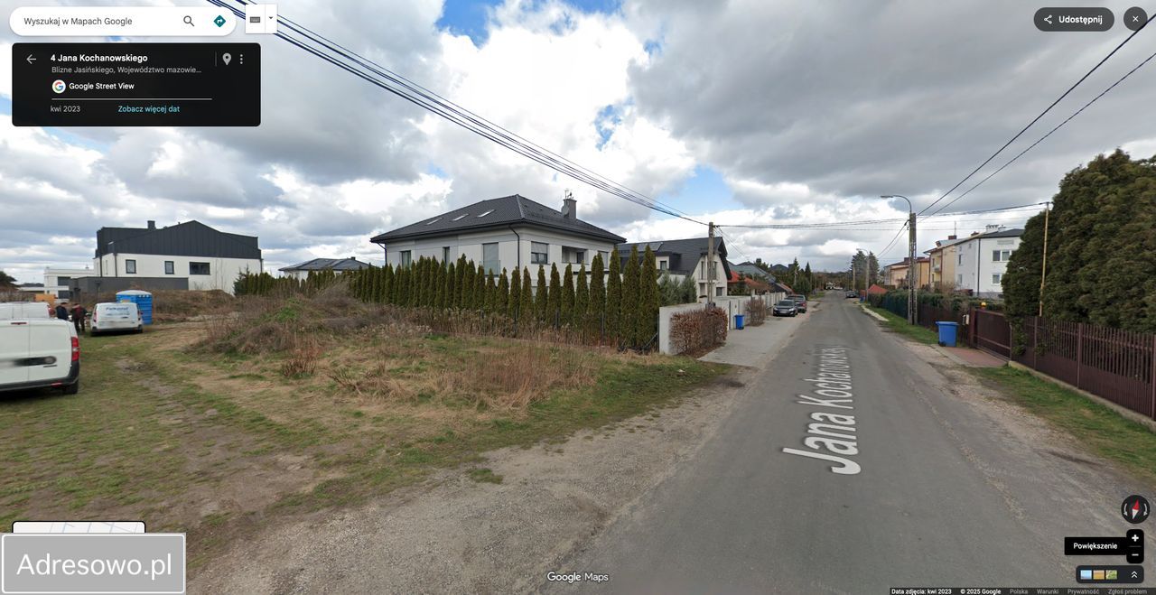 Działka budowlana Blizne Jasińskiego, ul. Jana Kochanowskiego
