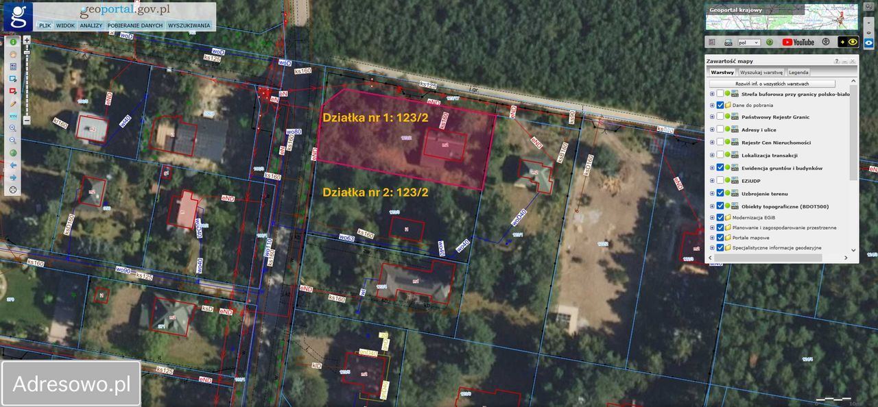 Działka budowlana Tartak Brzózki, ul. Leśna. Zdjęcie 5