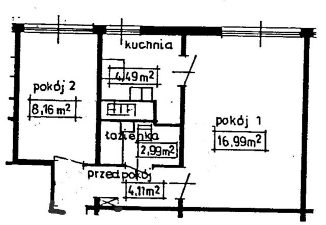 Mieszkanie 2-pokojowe Łódź Górna, ul. gen. Jarosława Dąbrowskiego. Zdjęcie 1