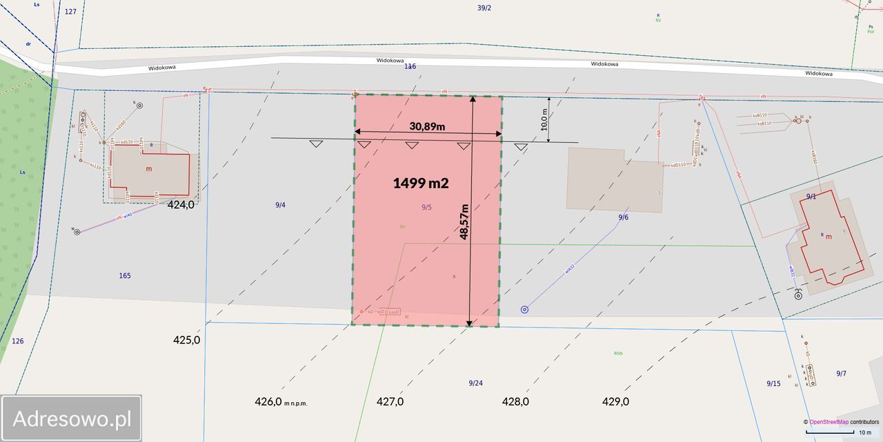 Działka budowlana Dębowina, ul. Widokowa. Zdjęcie 6