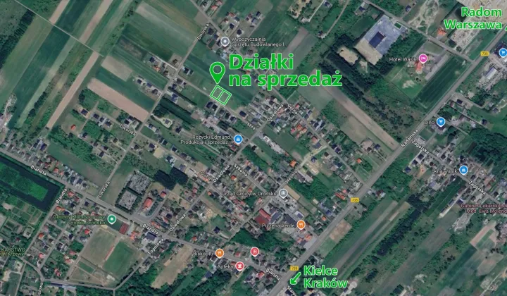 Działka budowlana Orońsko, ul. Miła