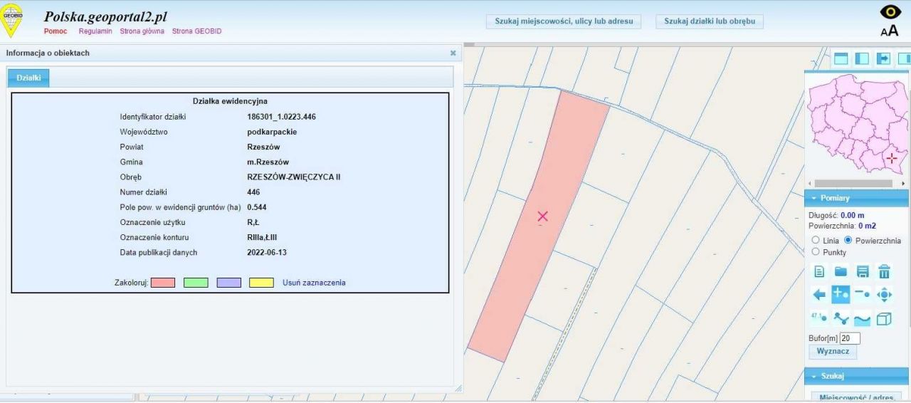 Działka rolna Rzeszów Zwięczyca. Zdjęcie 2