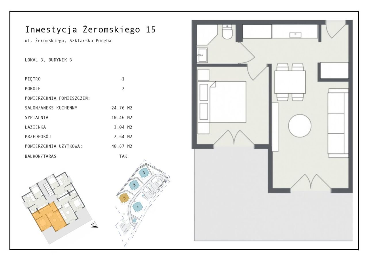 Mieszkanie 2-pokojowe Szklarska Poręba, ul. Stefana Żeromskiego. Zdjęcie 16