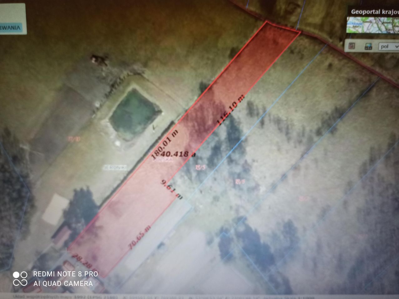 Działka budowlana Jeroniki. Zdjęcie 1