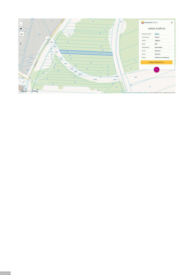 Działka rolna Warszawa Mokotów