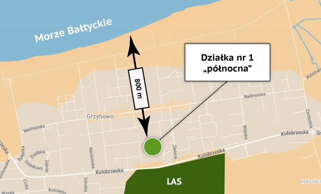 Działka budowlana Grzybowo, ul. Polna. Zdjęcie 1