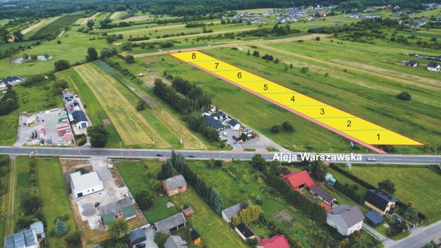 Działka budowlana Tarnobrzeg Zakrzów, al. Warszawska. Zdjęcie 1