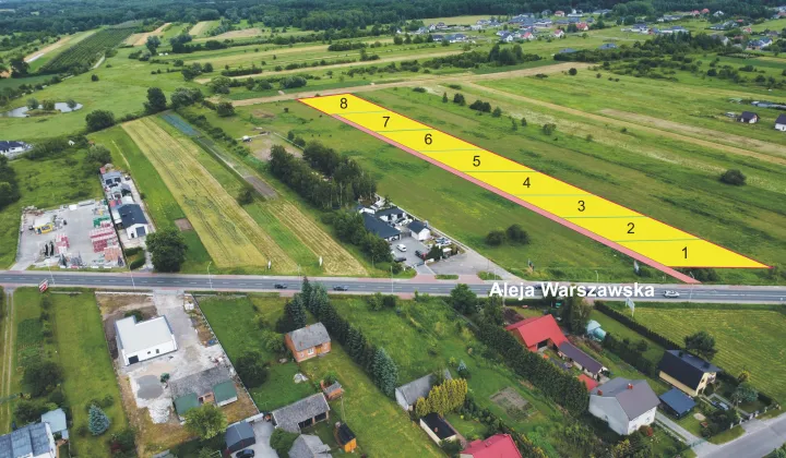 Działka budowlana Tarnobrzeg Zakrzów, al. Warszawska