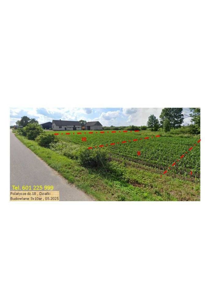 Działka budowlana Polatycze. Zdjęcie 3