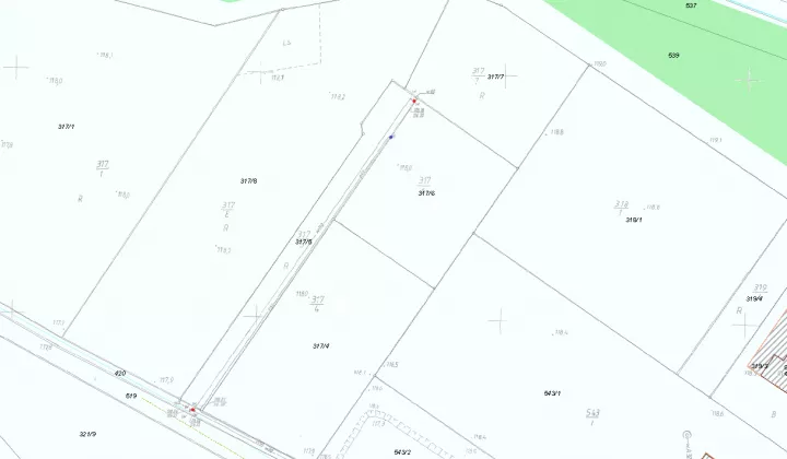 Działka rolno-budowlana Wilczyce, ul. Wilczycka