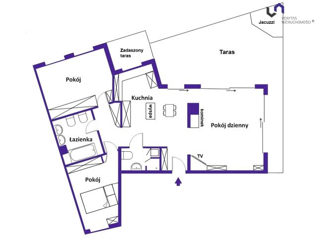 Mieszkanie 3-pokojowe Kraków Dębniki, ul. Zygmunta Miłkowskiego. Zdjęcie 2