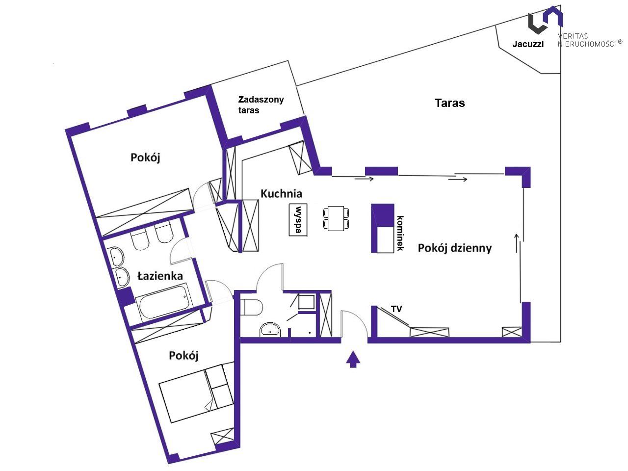 Mieszkanie 3-pokojowe Kraków Dębniki, ul. Zygmunta Miłkowskiego. Zdjęcie 2