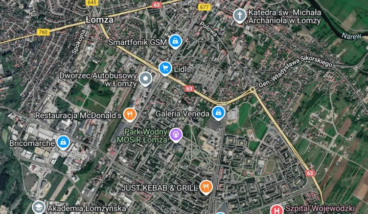 Garaż/miejsce parkingowe Łomża Śródmieście, ul. Adama Mickiewicza