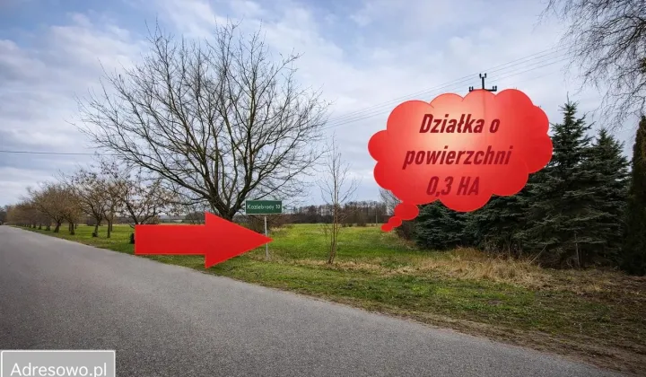 Działka budowlana Siemiątkowo, ul. Kościelna