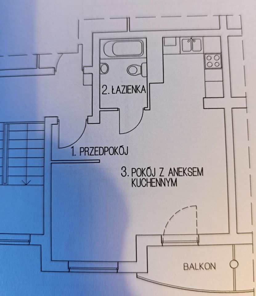 Mieszkanie 1-pokojowe Szczecin Pomorzany, ul. Sierpowa. Zdjęcie 7